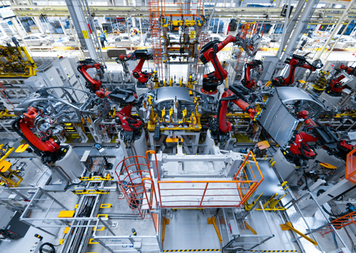 Automotive manufacturing automation and robotic production systems